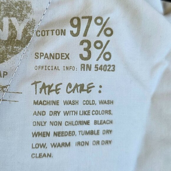 GAP Broken-In Khaki Pants | Size 8 | Navy Blue Straight Leg Pockets Zip Fly - Picture 9 of 9